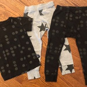 NUNUNU toddler bundle pants and shirt